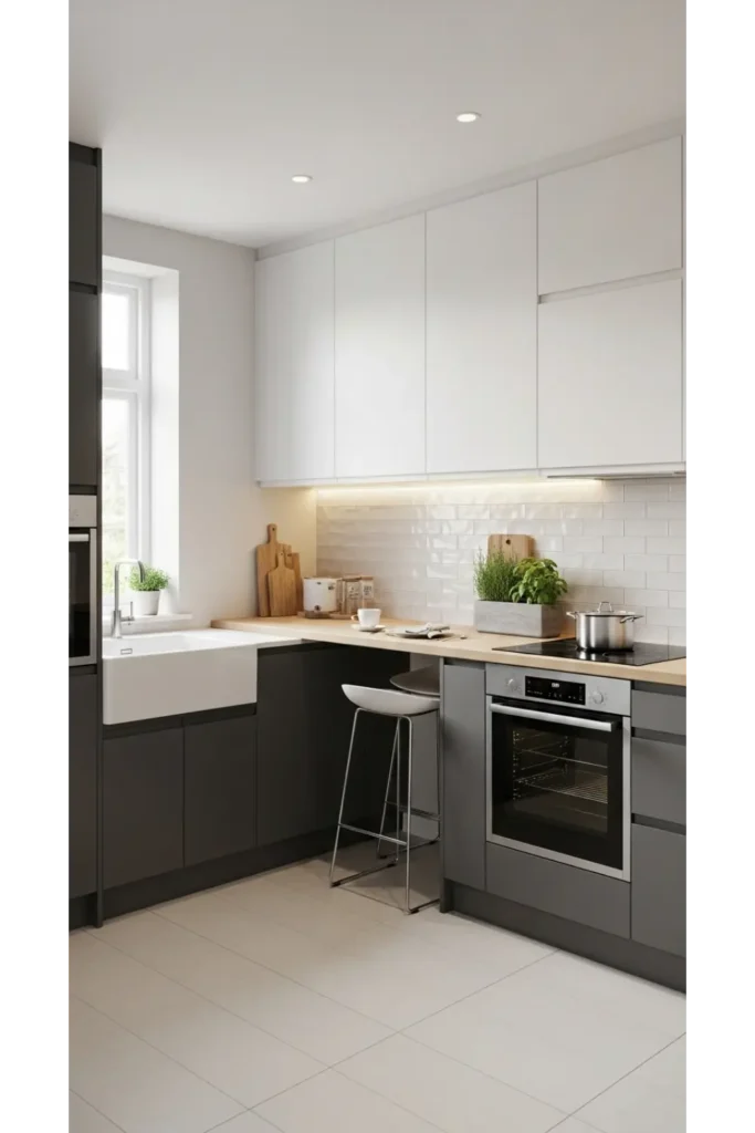 22 Modern Kitchen Design Ideas For Sleek Homes 18 Compact Kitchens With Smart Layouts