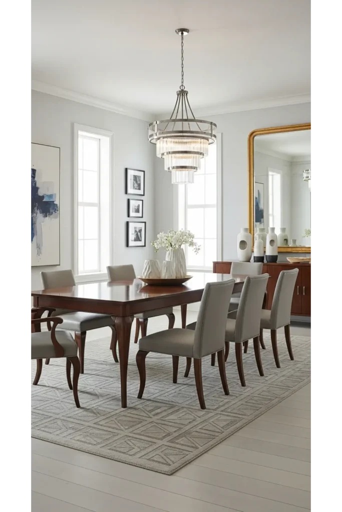 23 Elegant Dining Room Designs, Sophisticated Interiors 21 Contemporary Classic Blend