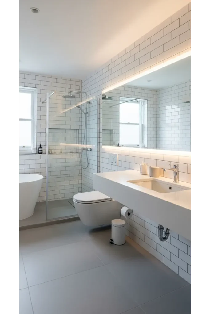 Contrasting Grout for Defined Tile Patterns