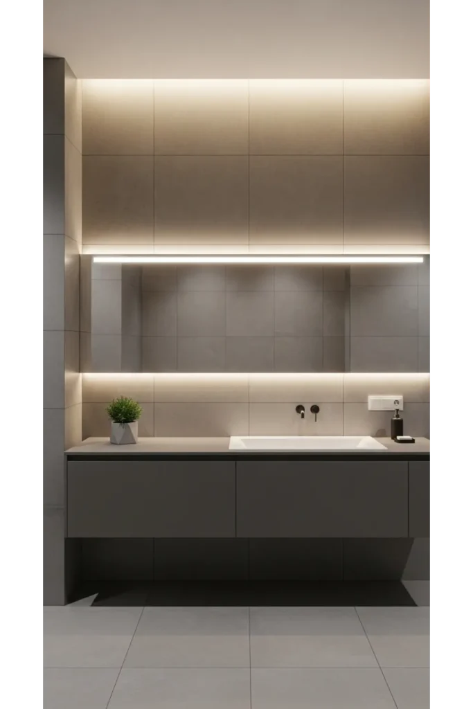 Cool Gray with Clean Architectural Lines