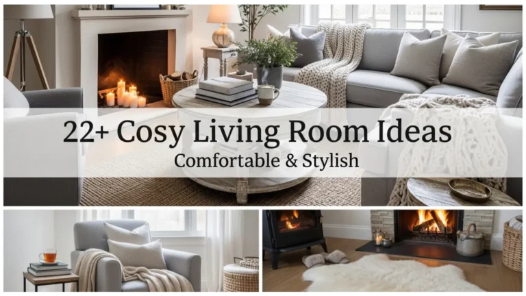 Cosy Living Room Ideas Comfortable Stylish