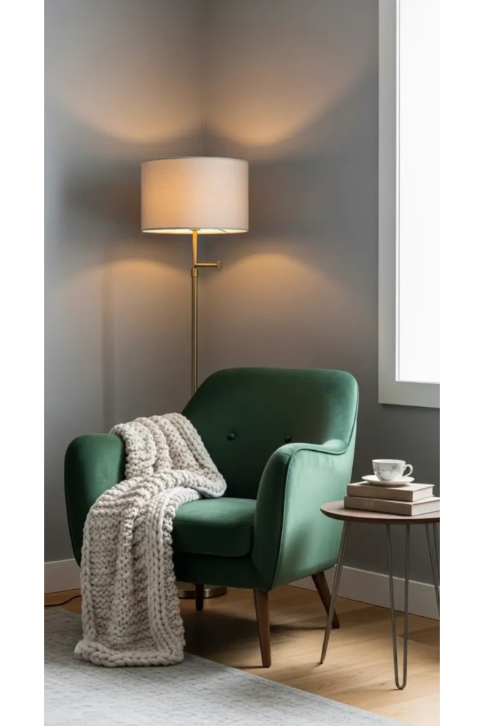 Cozy Corner with Accent Chair
