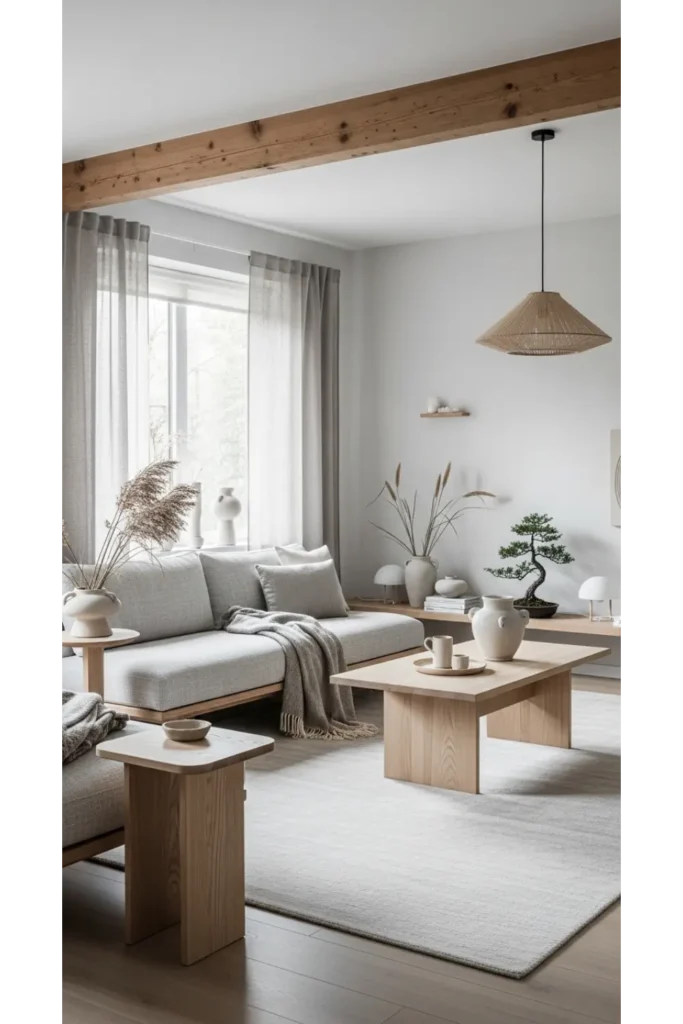 Aesthetic Living Room Designs You'll Love 22+ Ideas 4 Cozy Japandi Living Room Style