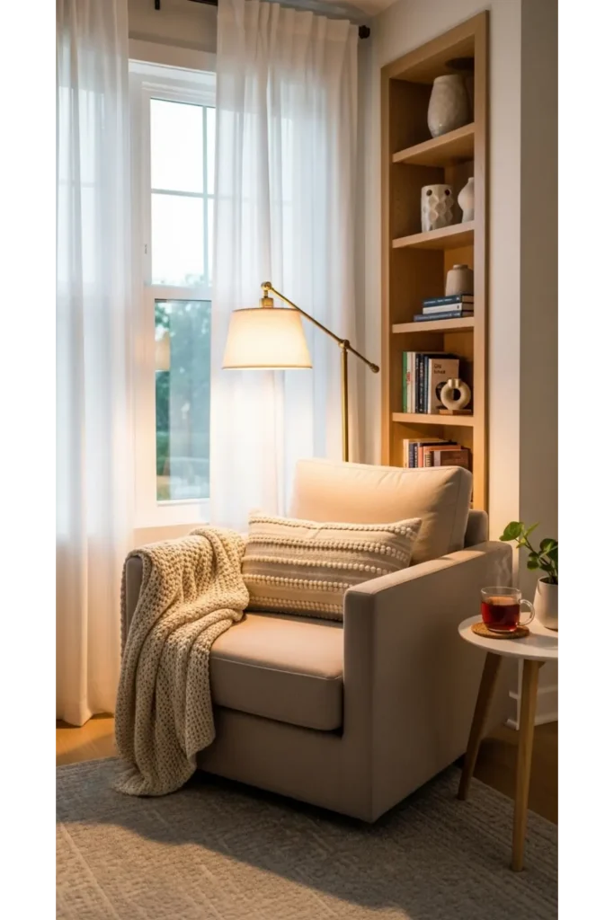 Cozy Reading Nook Corner