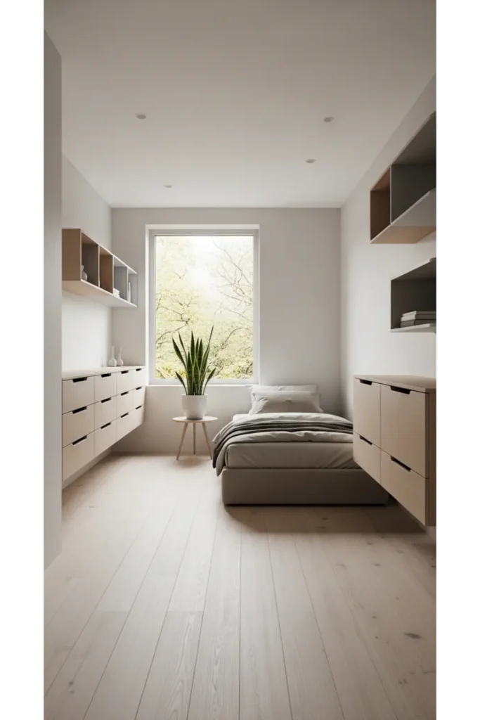 19+ Bedroom Layout Design Tricks for Comfort and Style 4 Create a Clear Walking Path