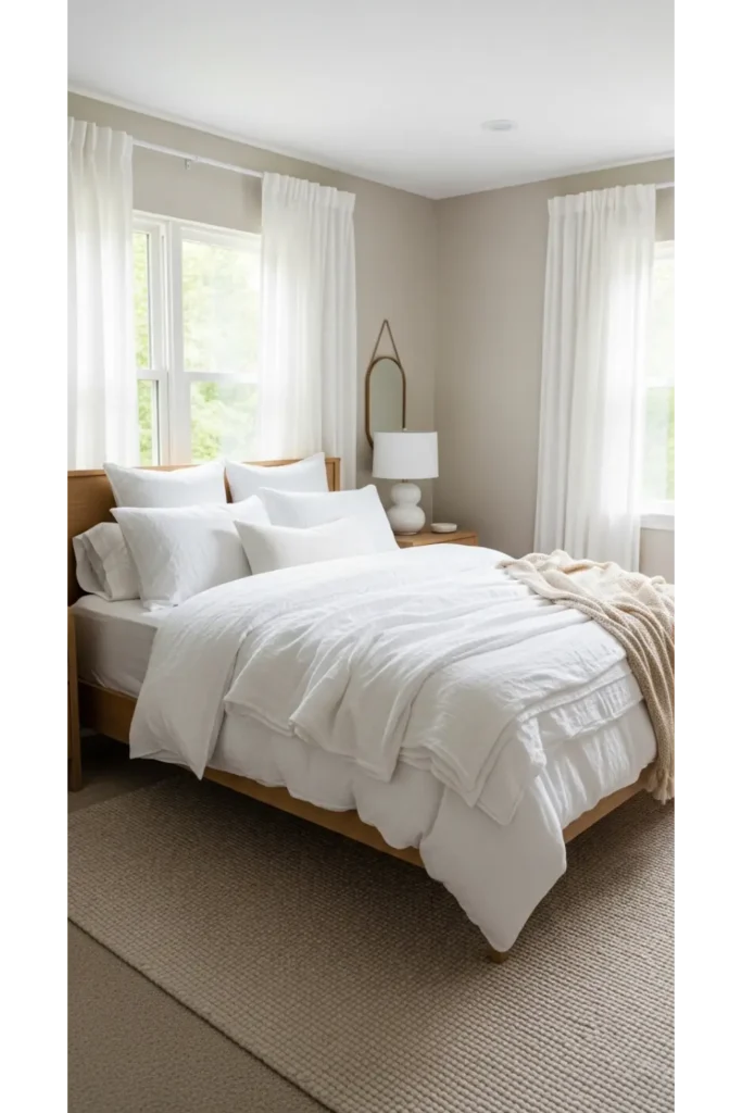 20+ bedroom inspo tips to transform your sleeping space 2 Create a Soft Neutral Foundation
