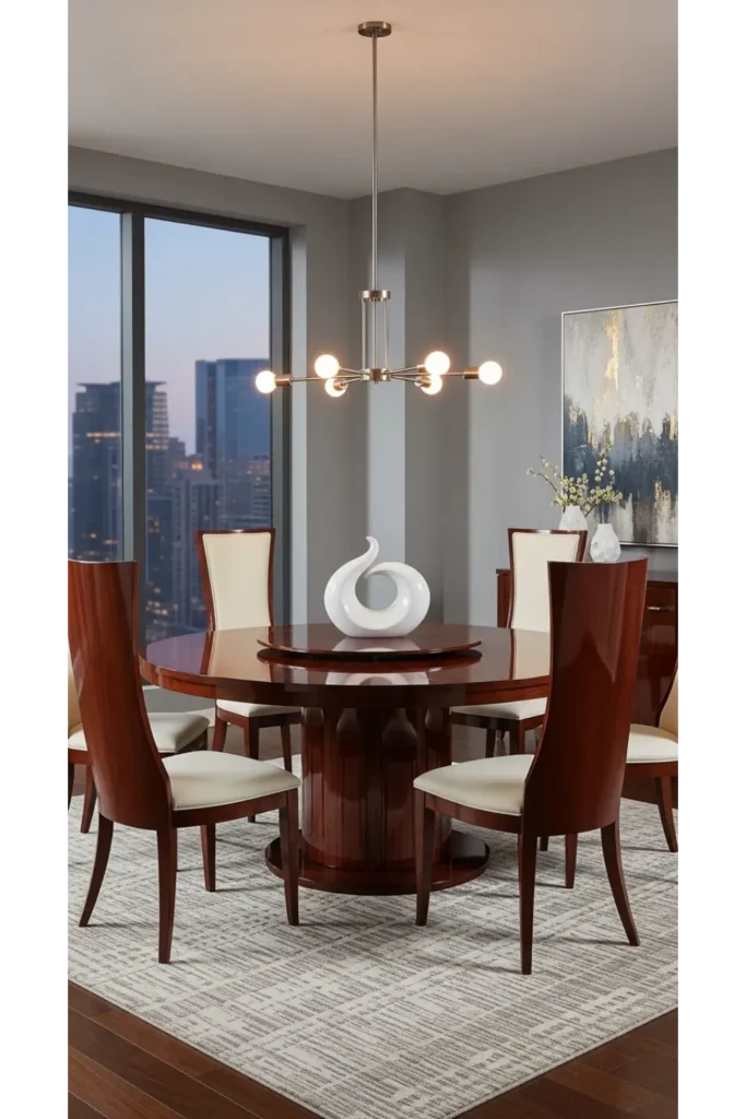 21 Dining Room Decor Ideas You’ll Love This Year 17 Curved Furniture Shapes