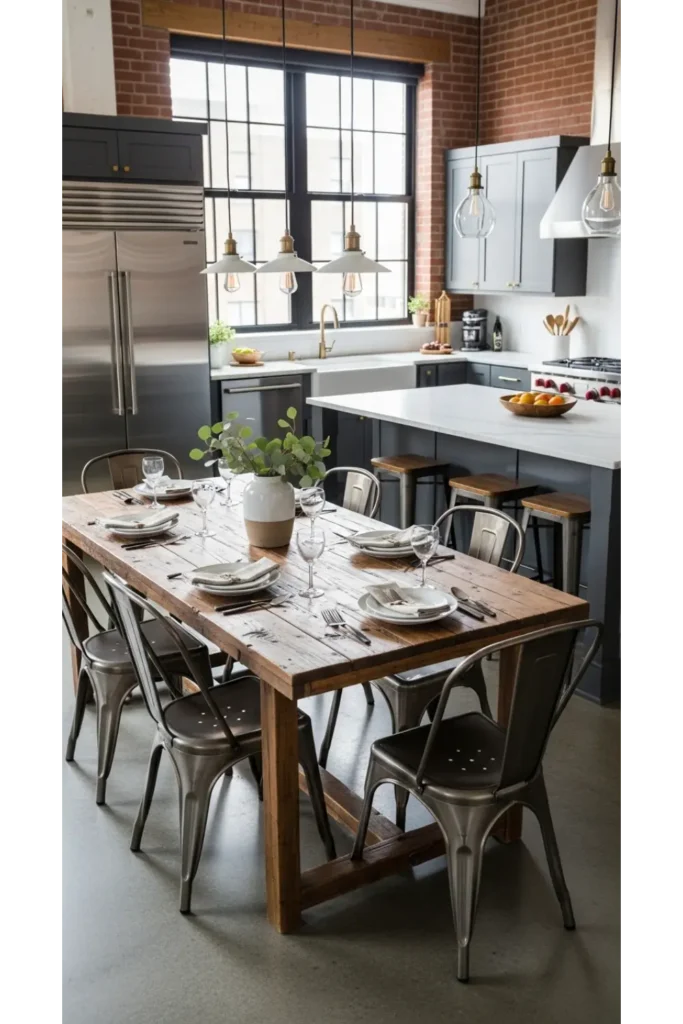 Dining Area with Urban Flair