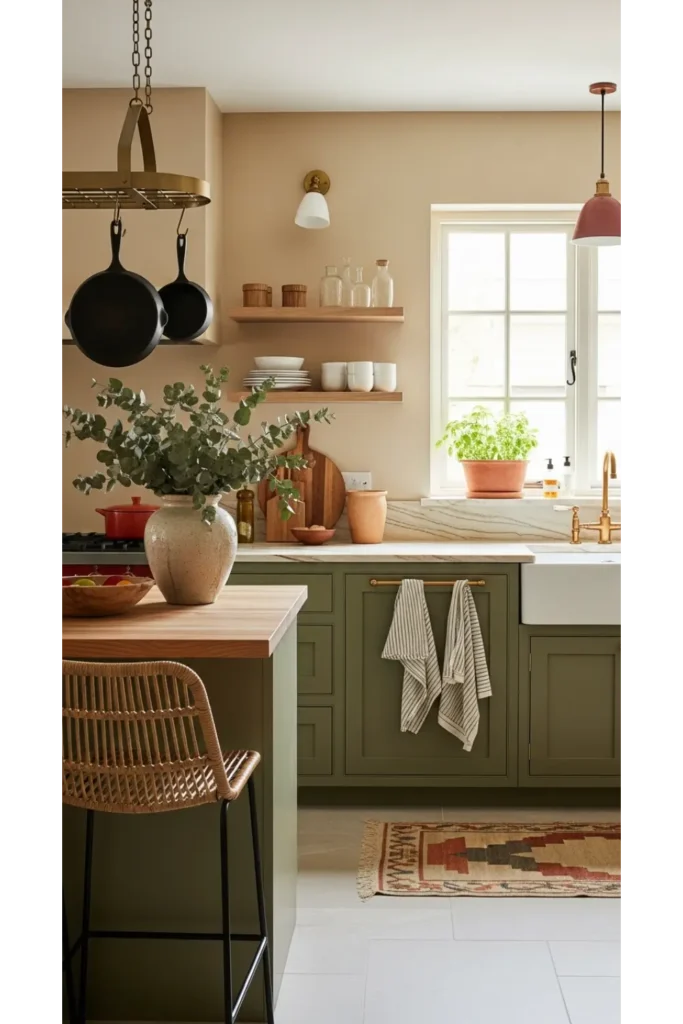20 Earthy Kitchen Ideas For Natural And Warm Interiors 9 Earth Inspired Color Accents
