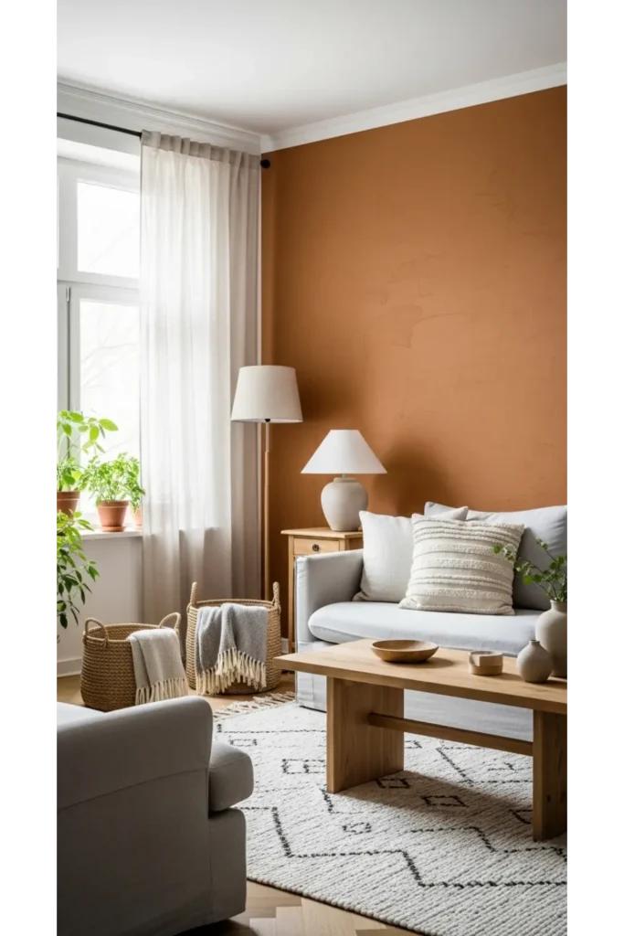 Earth Tone Accent Walls