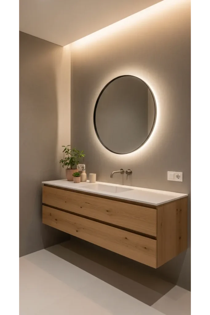  Earth Toned Microcement Walls