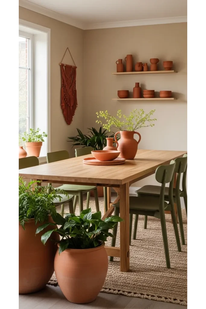 21 Dining Room Decor Ideas You’ll Love This Year 7 Earthy Color Accents