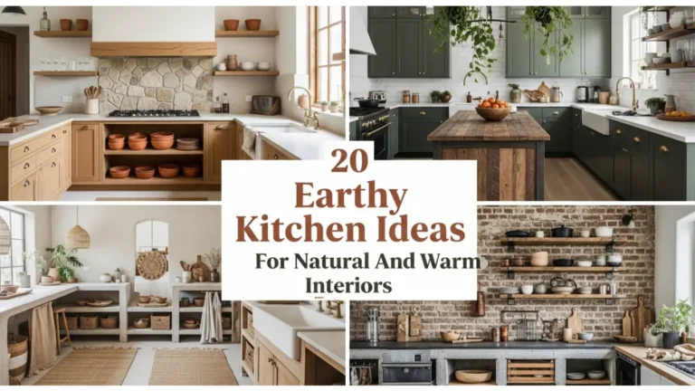 Earthy Kitchen Ideas For Natural And Warm Interiors