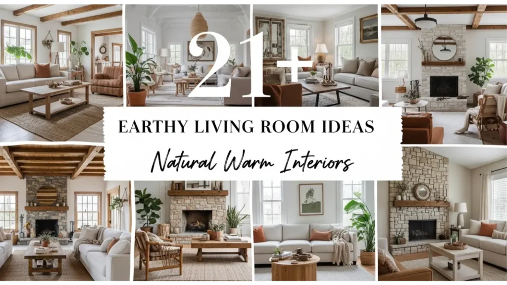Earthy Living Room Ideas Natural Warm Interiors