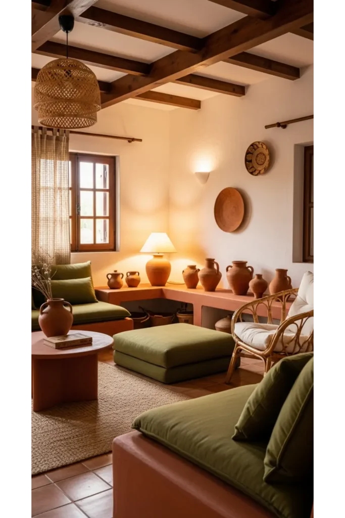 22+ Cosy Living Room Ideas Comfortable Stylish 3 Earthy Tones and Natural Materials