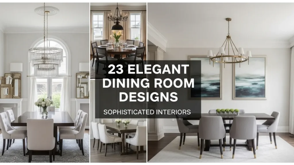 Elegant Dining Room Designs Sophisticated Interiors