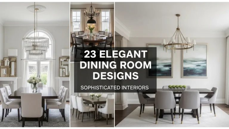 Elegant Dining Room Designs Sophisticated Interiors