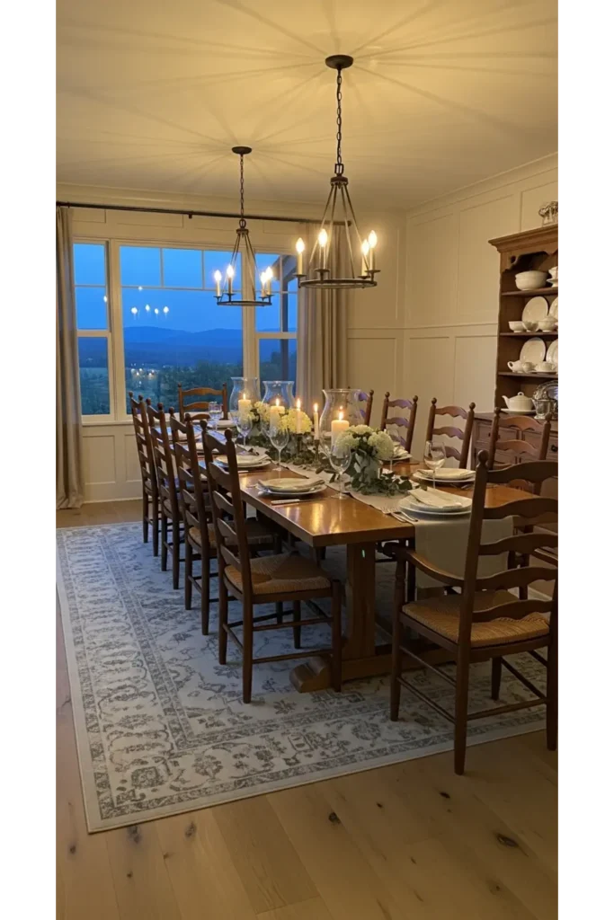 22+ Modern Farmhouse Dining Room Ideas 24 Elevated Farmhouse Dining Room Finish