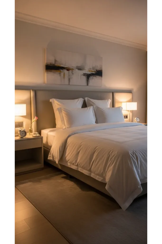 Elevated Hotel Style Bedding Setup