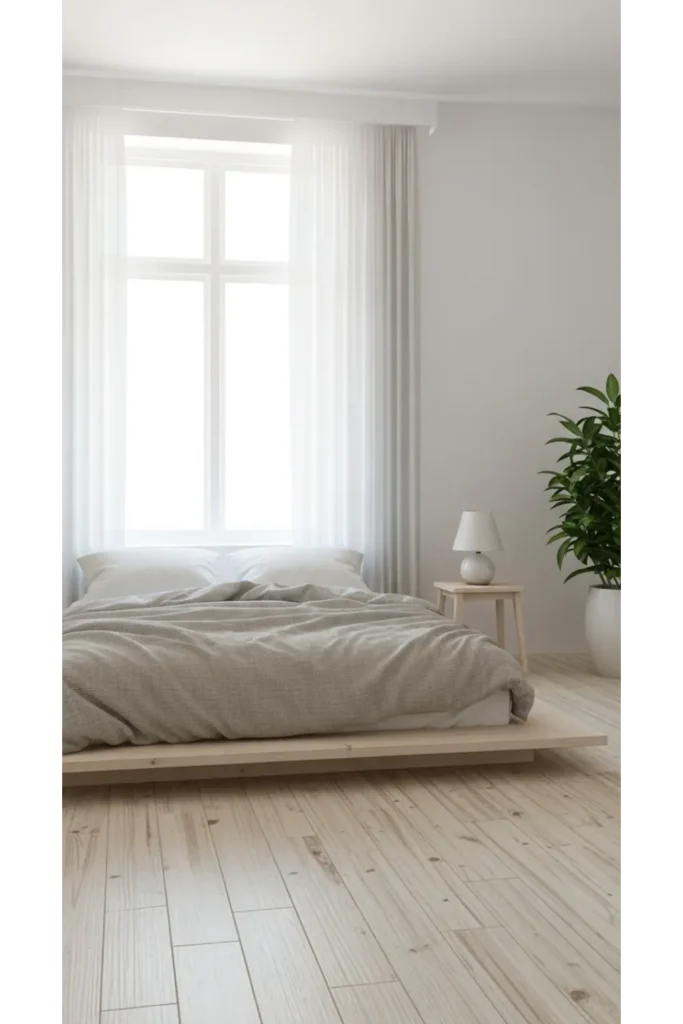 Elevated Low-Profile Bed Frame