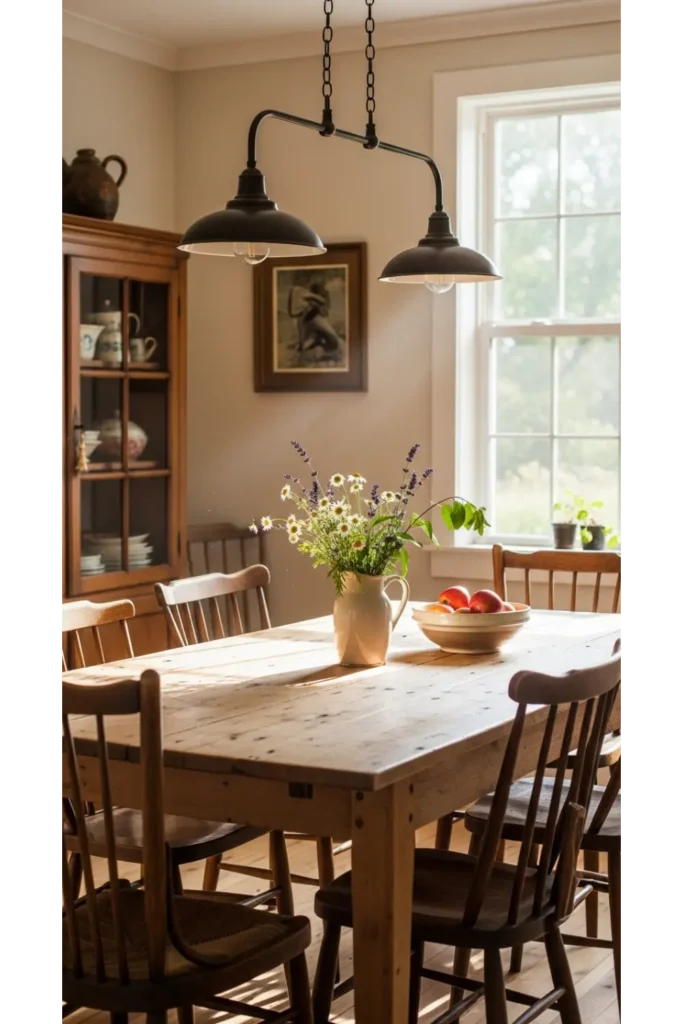 23 Farmhouse Dining Room Ideas for Rustic Charm 6 Farmhouse Dining Rooms Featuring Open Shelving