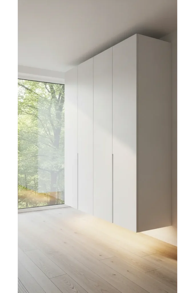 Floating Base Wardrobe Design