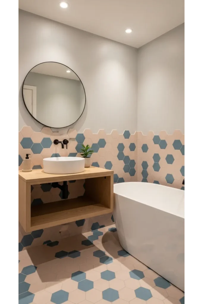 Floating Vanity with Open Leg Space