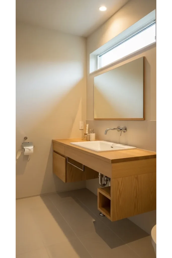 Floating Wood Minimalism