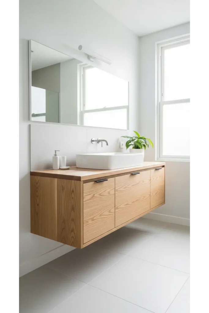Floating Wood Vanity
