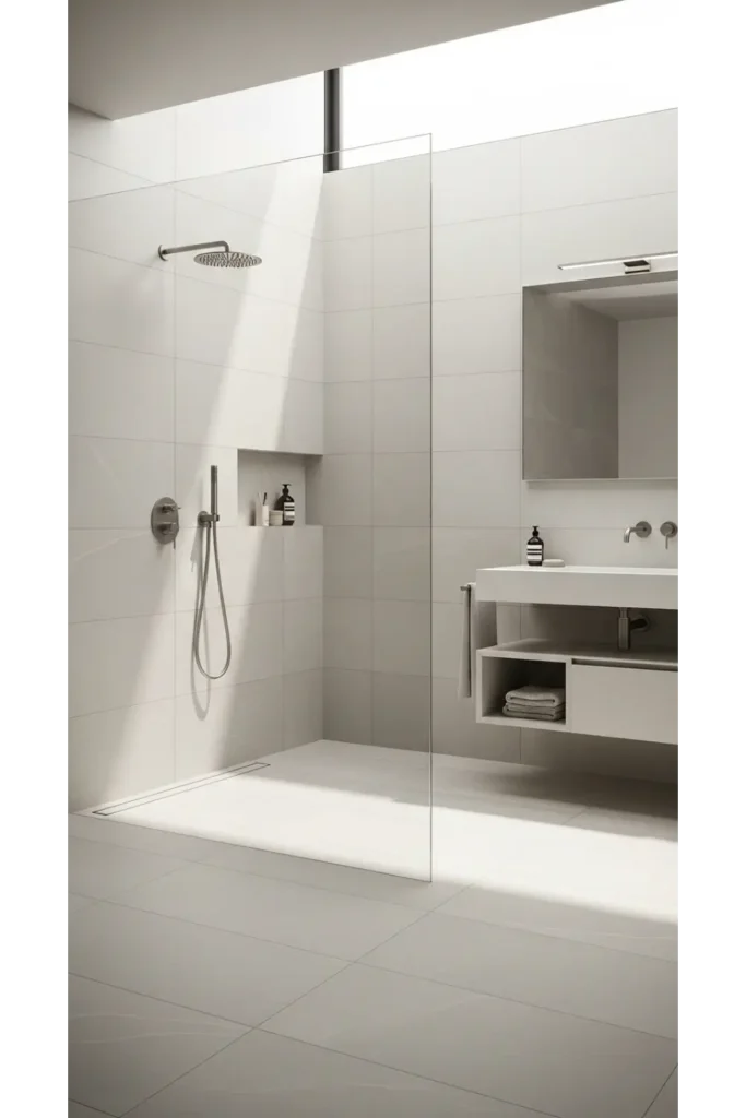 20+ Modern Bathroom Design Inspirations for Sleek Homes 15 Floor to Ceiling Tile Drama