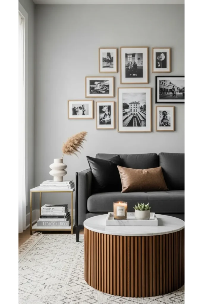 23 Living Room Inspo Ideas You'll Love 6 Gallery Wall With Personality