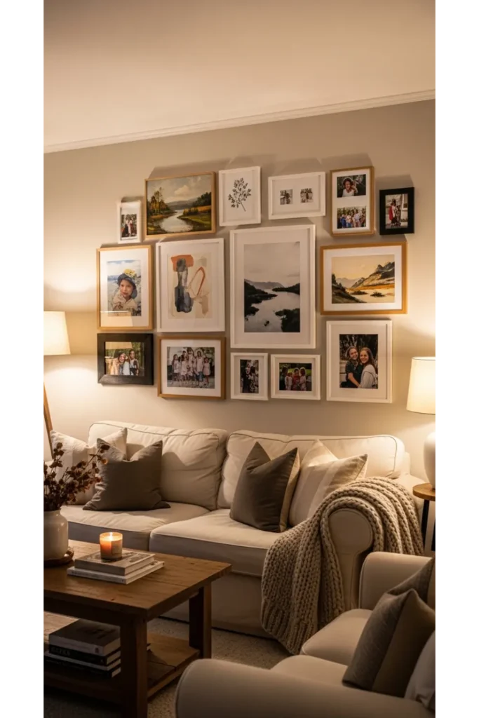 Gallery Wall with Personal Touch