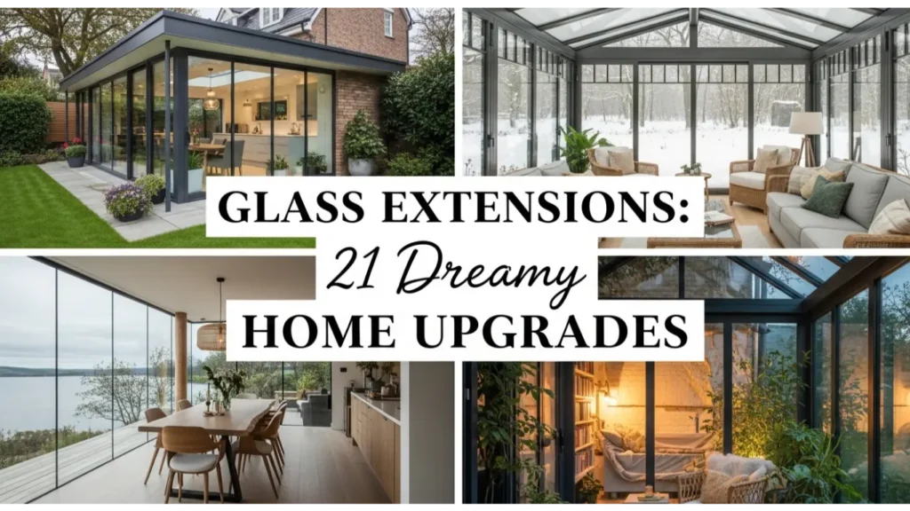 Glass Extensions 21 Dreamy Home Upgrade 5 Glass Extensions