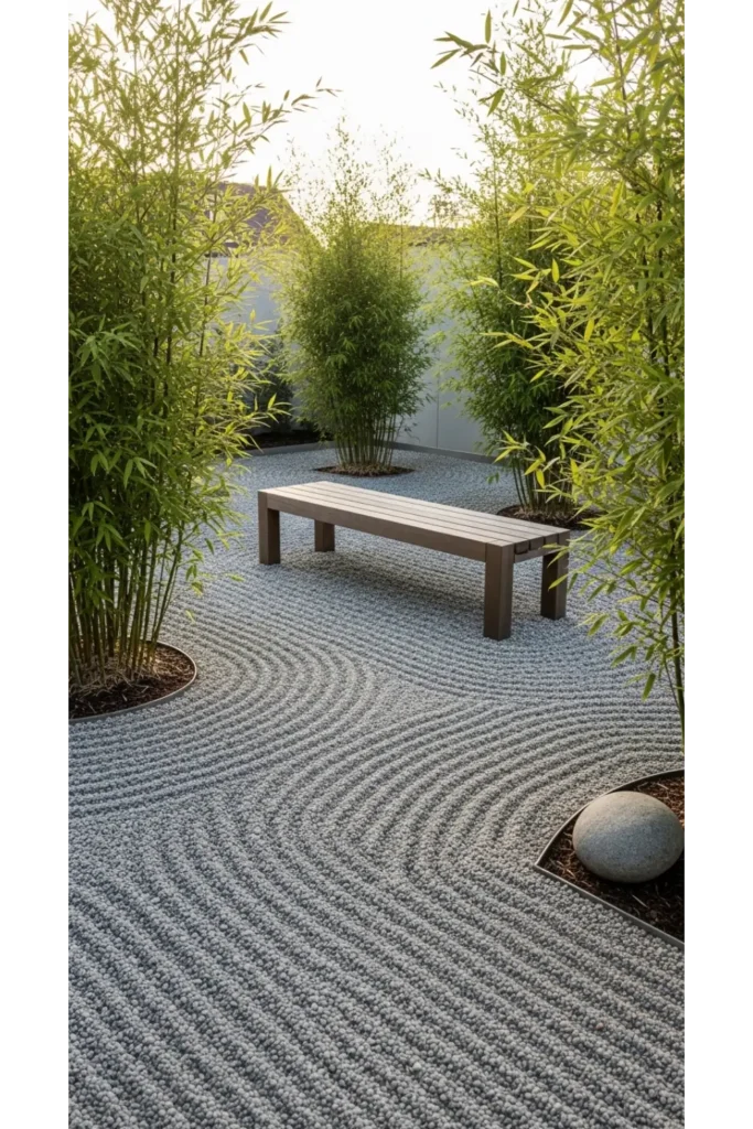 Gravel Meditation Space