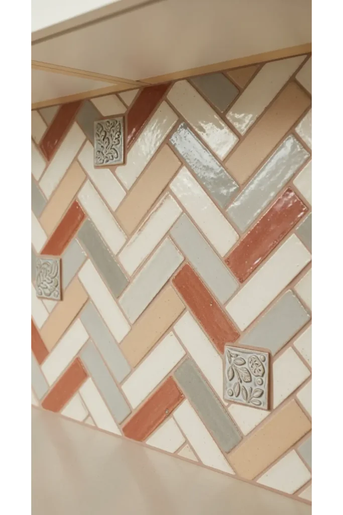 20 Earthy Kitchen Ideas For Natural And Warm Interiors 6 Handcrafted Ceramic Backsplashes