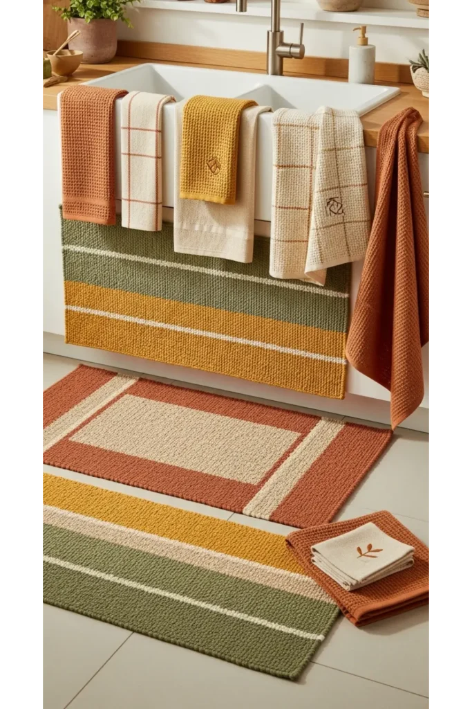 20 Earthy Kitchen Ideas For Natural And Warm Interiors 19 Handmade Textiles