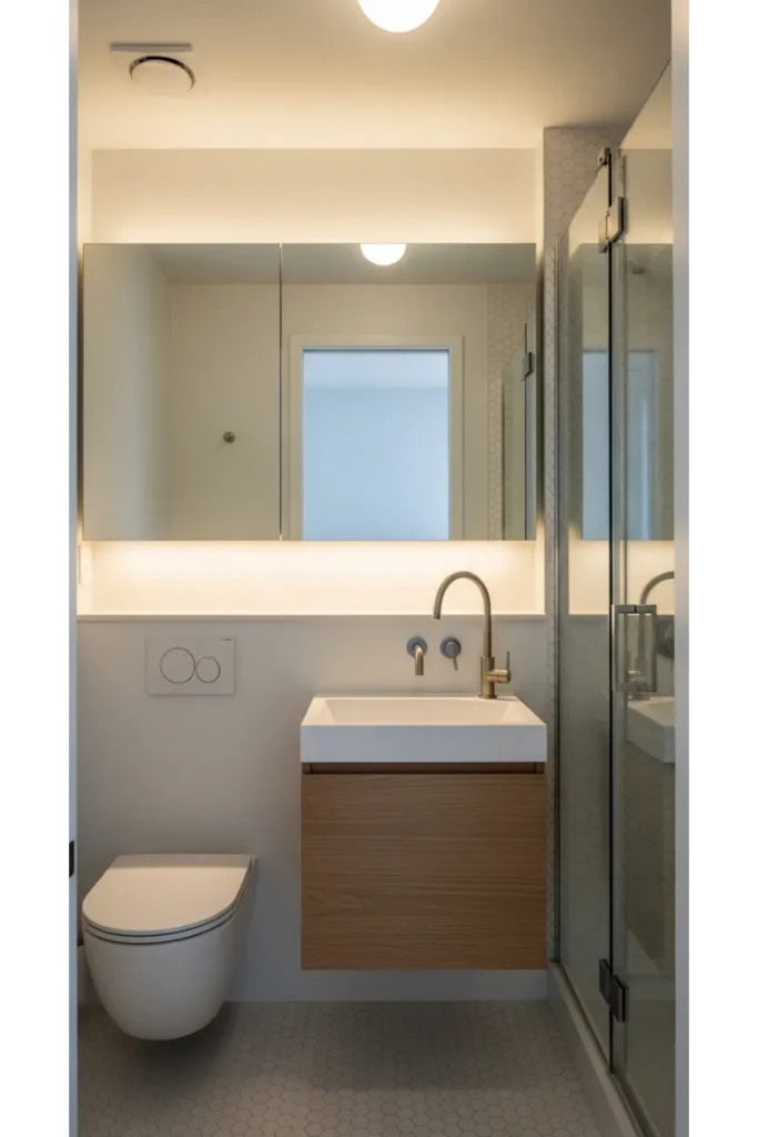 22 Tiny Bathroom Ideas Save Space With Style 18 Hidden Medicine Cabinet Mirror