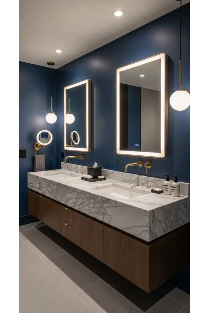 Hotel-Inspired Double Vanity Suite
