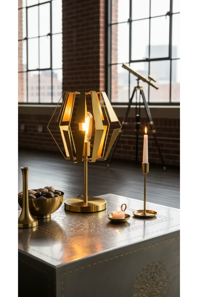 Incorporate Subtle Metallic Accents