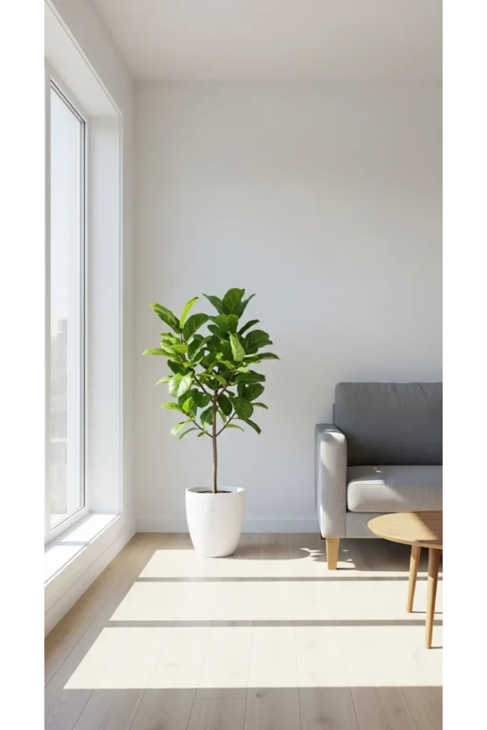 23 Minimalist Living Room Ideas for Calm Homes 14 Indoor Plants with Restraint