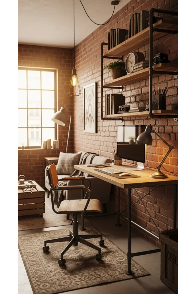 24 Tiny Loft Concepts for Small Budgets 3 Industrial Pipe Storage Loft