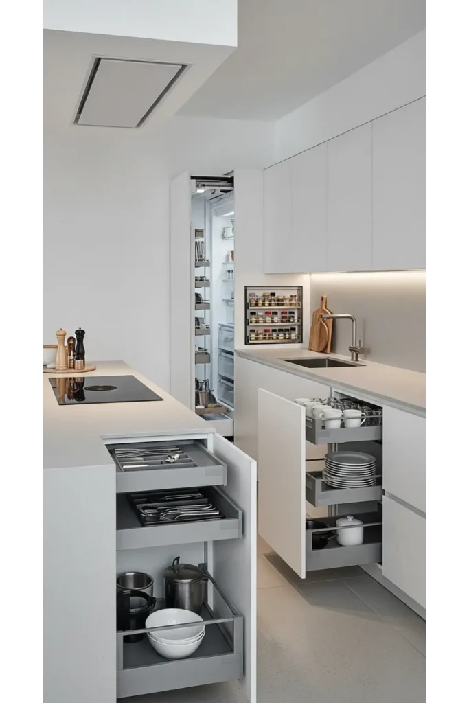 Integrated Storage That Reduces Visual Clutter