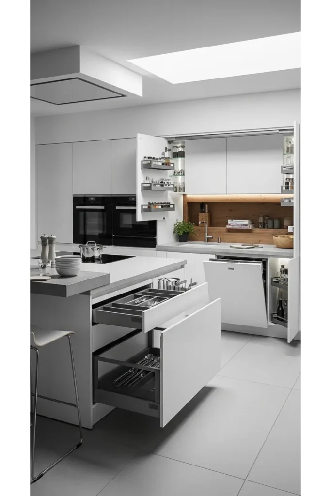 Integrated Storage That Reduces Visual Noise