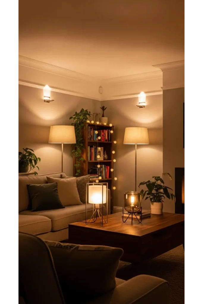 22+ Living Room Ideas That Refresh Any Style 18 Layered Lighting Zones