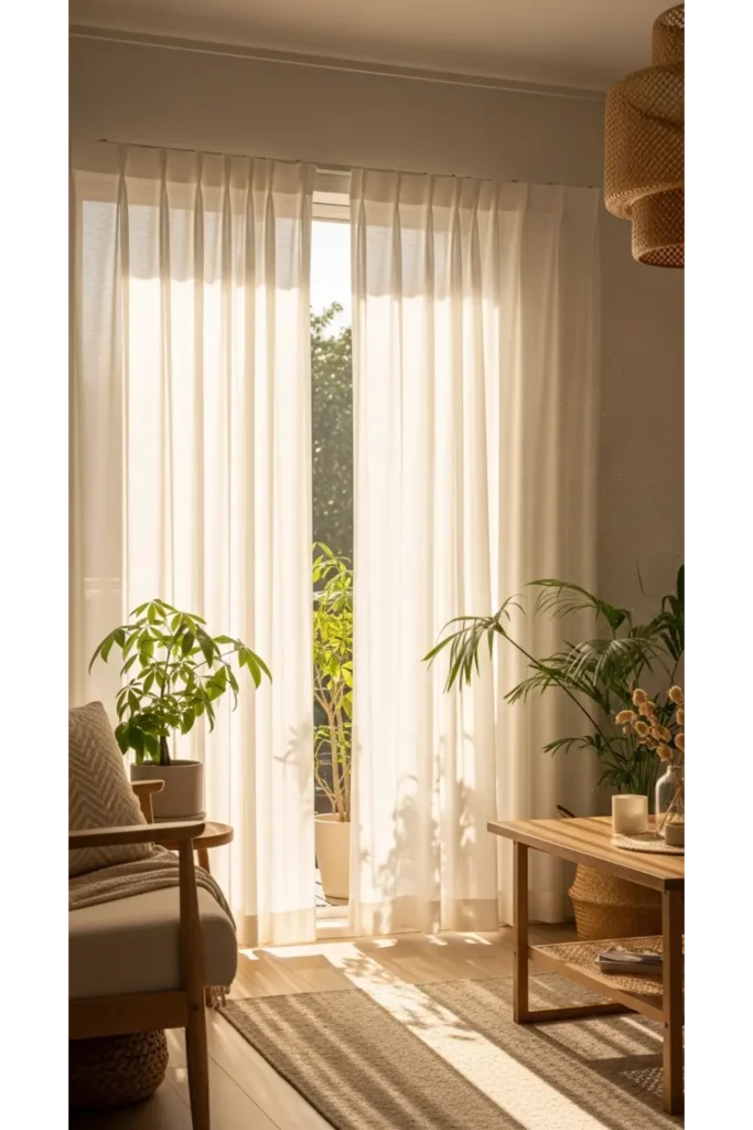 Curtains Living Room Inspirations 21+ Cozy Ideas That Add Privacy 11 Light Filtering Curtains for Bright Rooms