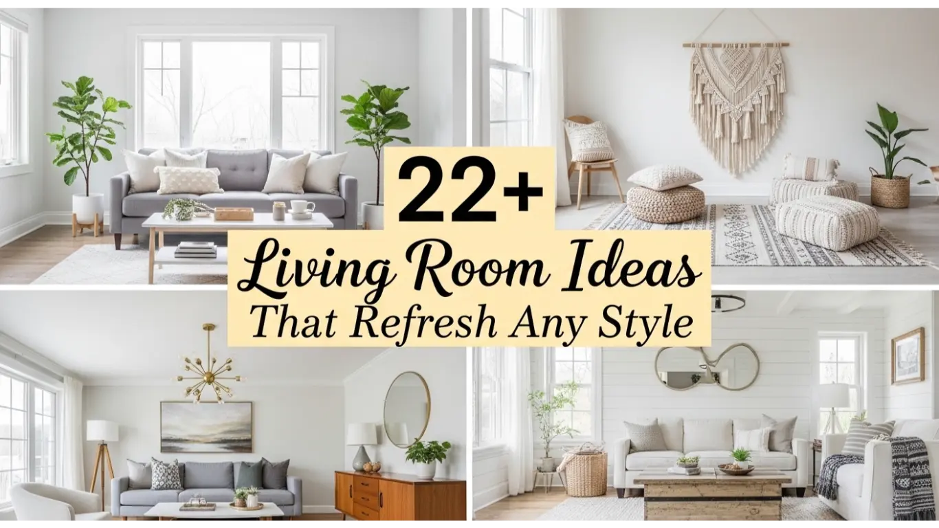 Living Room Ideas That Refresh Any Style