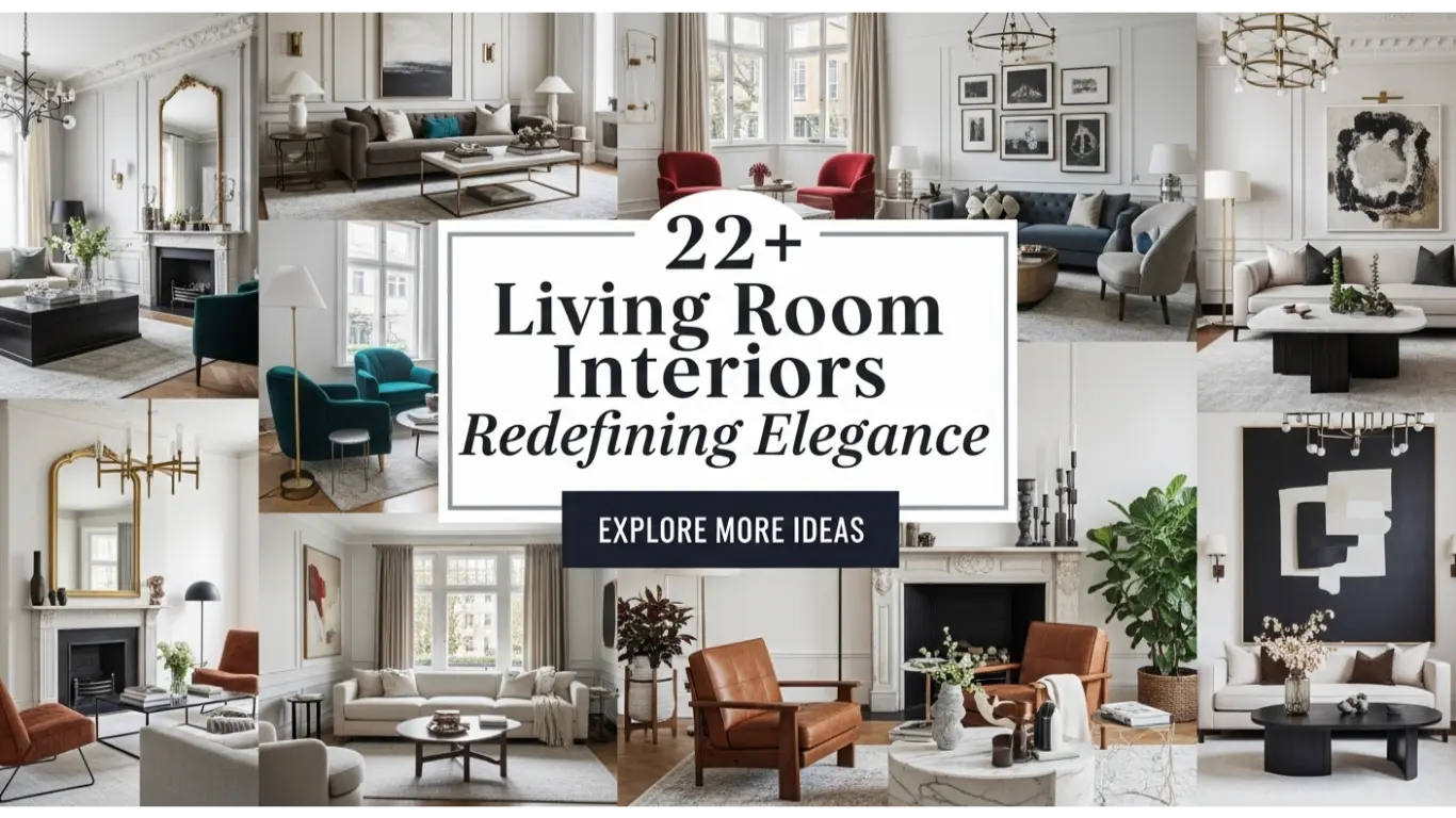 Living Room Interiors Redefining Elegance