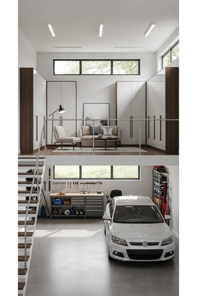 Loft with Built In Wardrobes