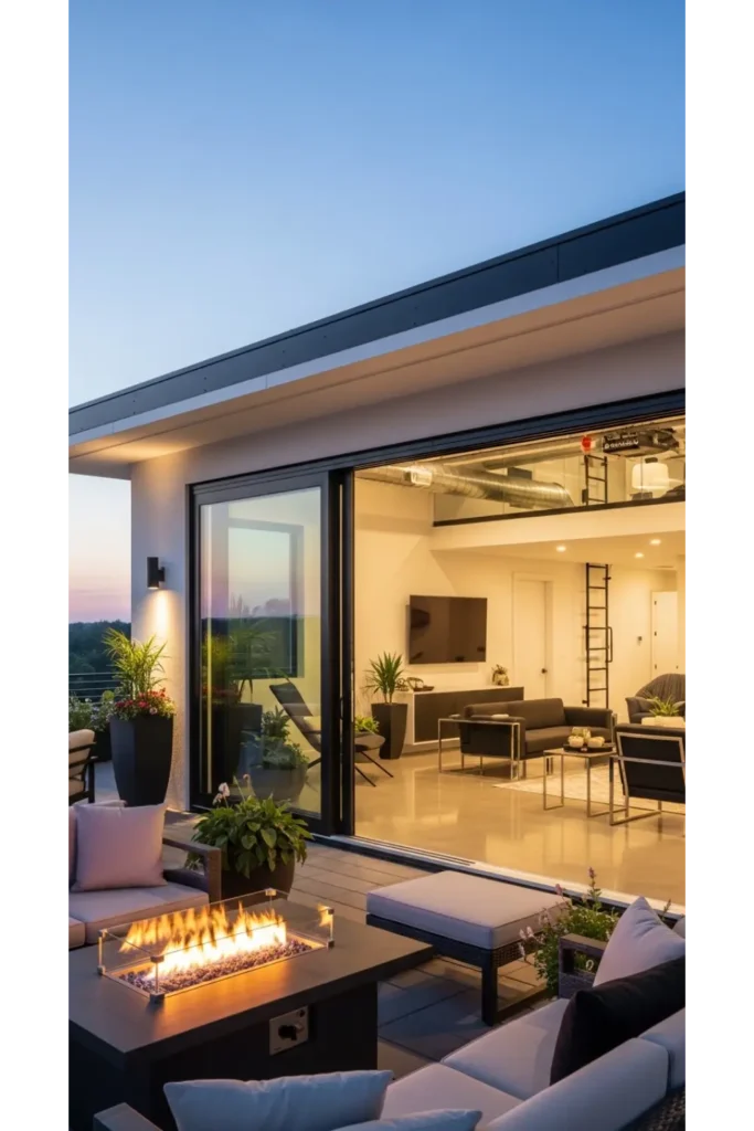 Modern Garage Loft Ideas for Smart Living 23 12 Loft with Rooftop Access