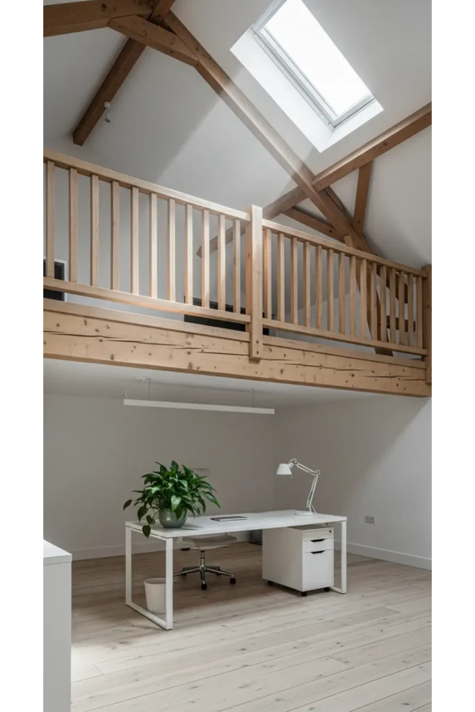Lofted Mezzanine Workspace